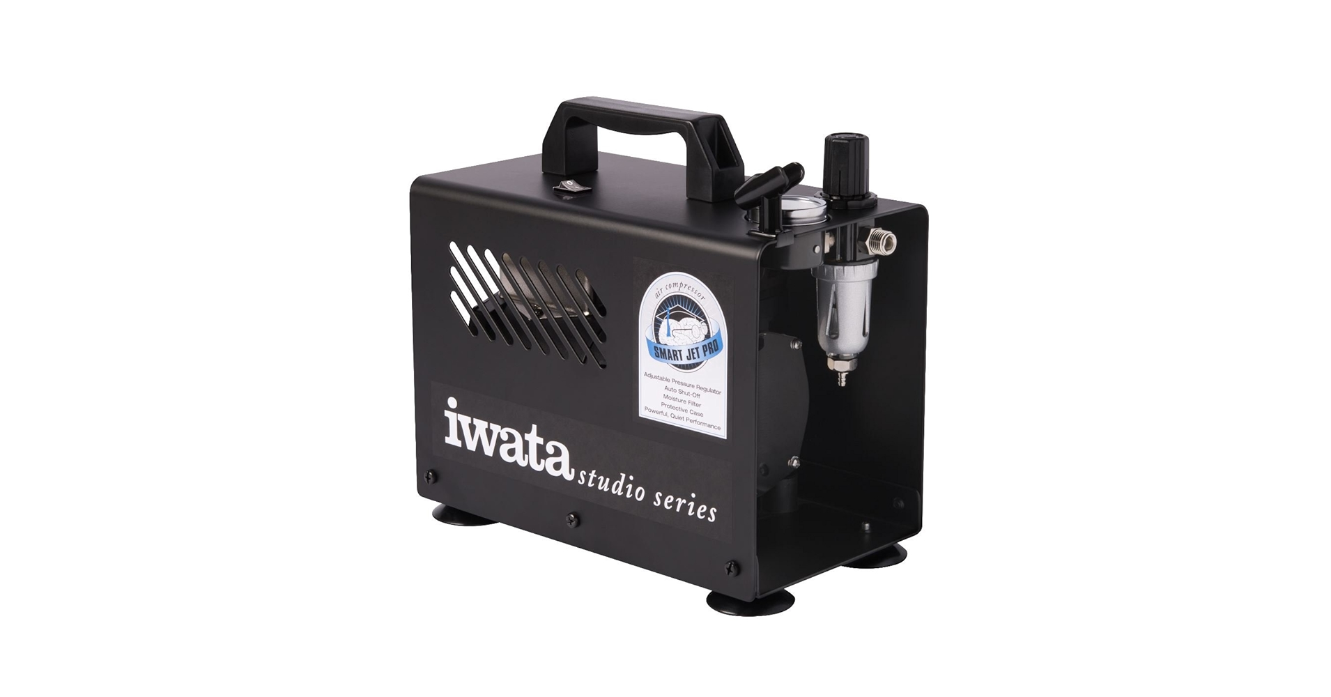 アネスト岩田・IS-875・オイルフリー ミニ コンプレッサー・美品 1回使用 送料込 即決 アネスト岩田 iwata IS-875 エアブラシ用